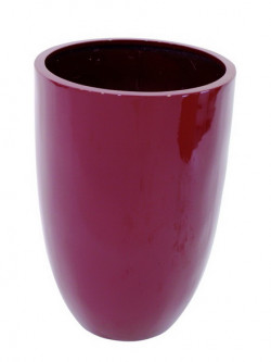 Blumenkübel CUP-69 rot, glänzend