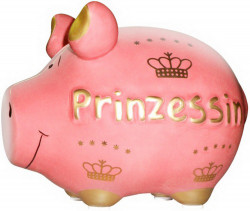Sparschwein-Prinzessin Farbe variiert, 1 Stück