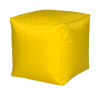 Sitzwürfel Nylon gelb 40/40/40 cm