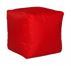 Sitzwürfel Nylon rot 40/40/40 cm